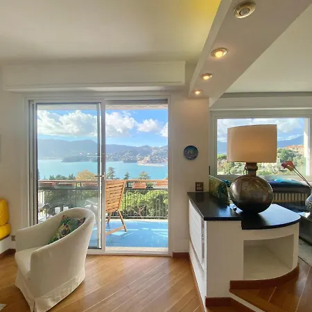 Welcome Riviera-paradiso 12-parking 2,25 Meters Wide-vista Mare Stupenda-balcone Con Vista Meravigliosa-terrazza Sovrastante Di 70 Mq Esterna- * 拉帕洛