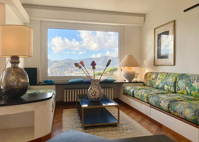 Welcome Riviera-paradiso 12-parking 2,25 Meters Wide-vista Mare Stupenda-balcone Con Vista Meravigliosa-terrazza Sovrastante Di 70 Mq Esterna-