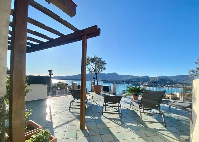 Welcome Riviera-paradiso 12-parking 2,25 Meters Wide-vista Mare Stupenda-balcone Con Vista Meravigliosa-terrazza Sovrastante Di 70 Mq Esterna- Appartement